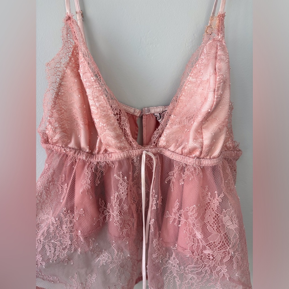 Victoria's Secret Pink Lace Chemise